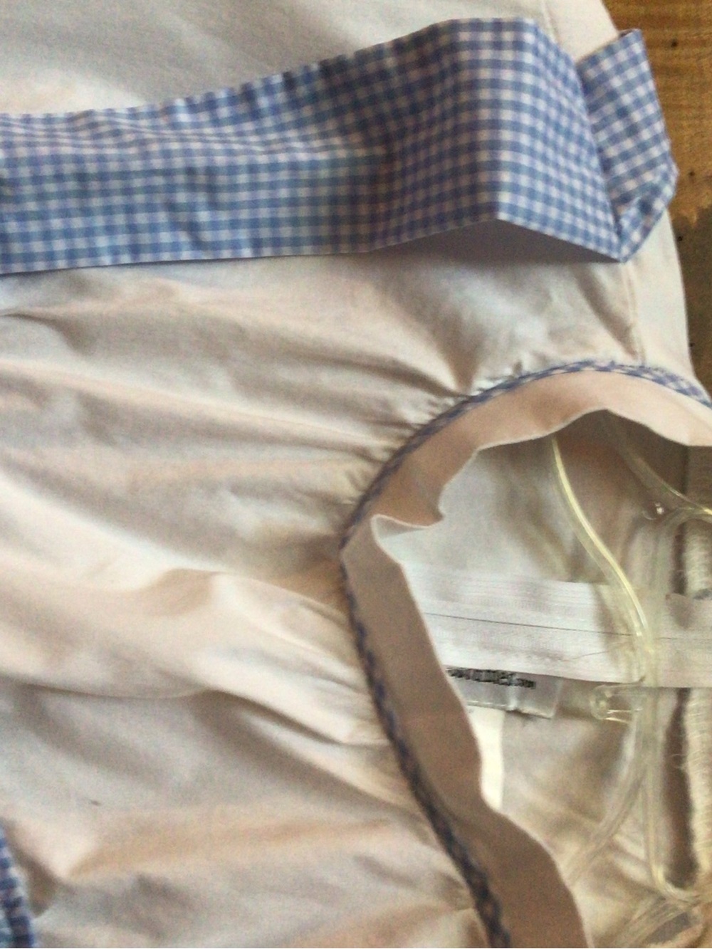 Light Blue Gingham Pinafore women’s Costume Dress - Picture 2 of 5
